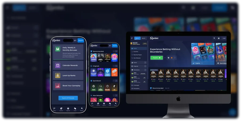 Rainbet platform with casino games an bonuses